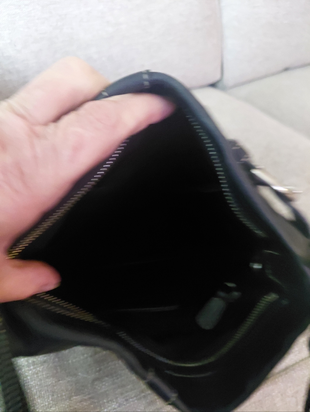 Coach Soho Black Leather Shoulders ,Crossbody Bag - Picture 8 of 11
